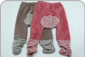 baby wear made in japan「Nadi a Biffi」のニットコールルーズモンキー